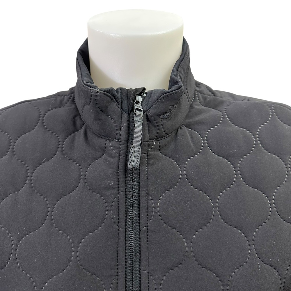 Brooks womens Shelter Tech Quilted Full Zip Vest sz L Weather Gear Layering - Picture 3 of 10